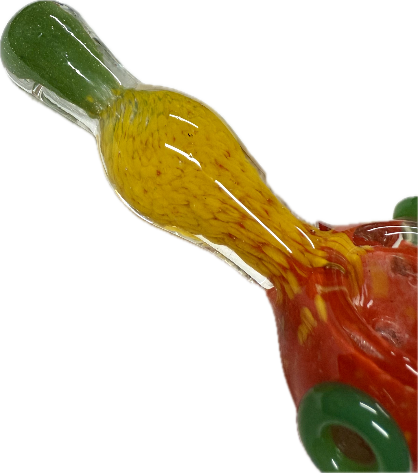 Ripkitty 3.5” Tobacco Dry Herb Hand Pipe Rasta Color Art Spoon