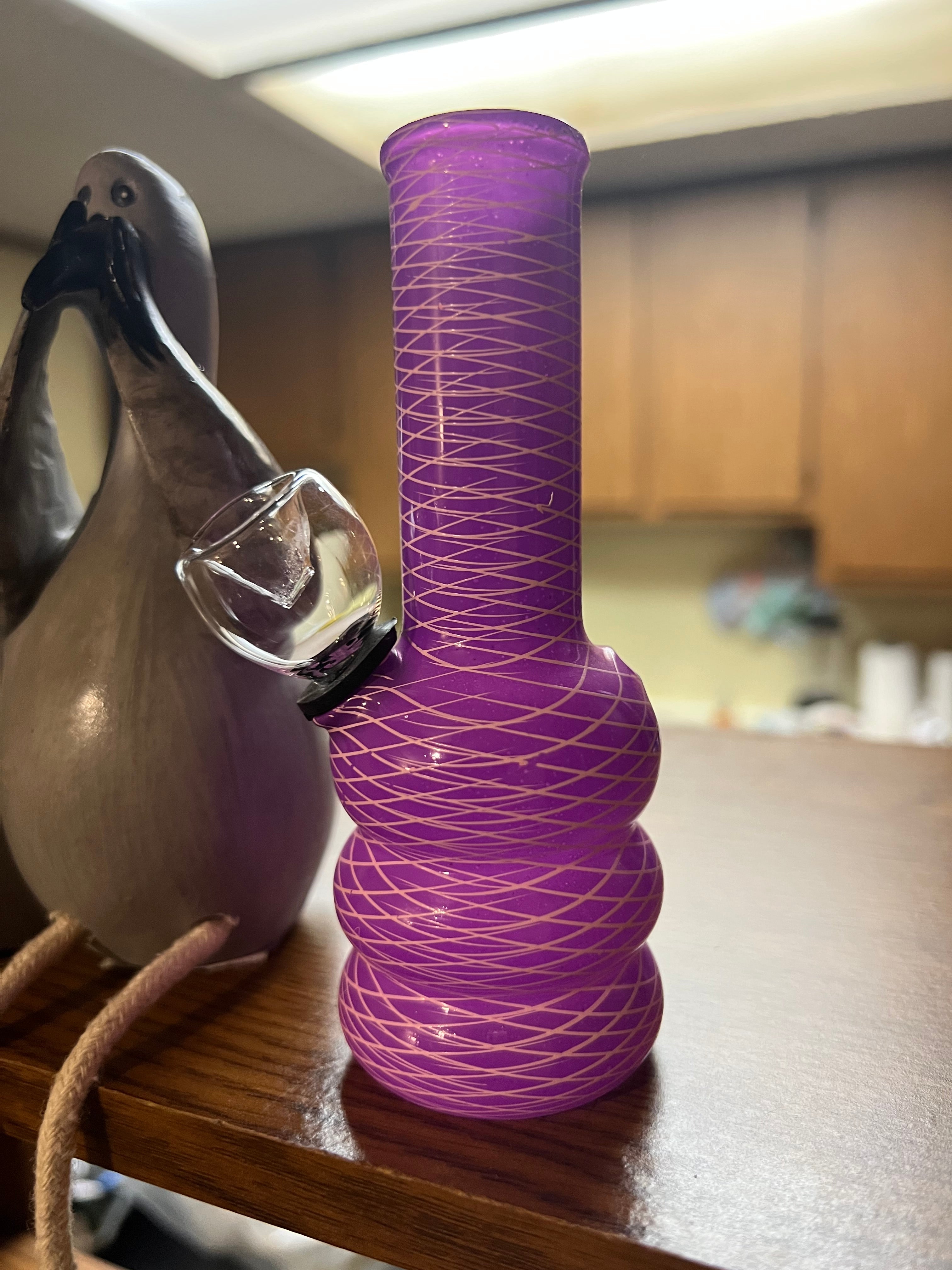 Ripkitty 5” Soft Glass Net Multi-Color Water Pipe Bong