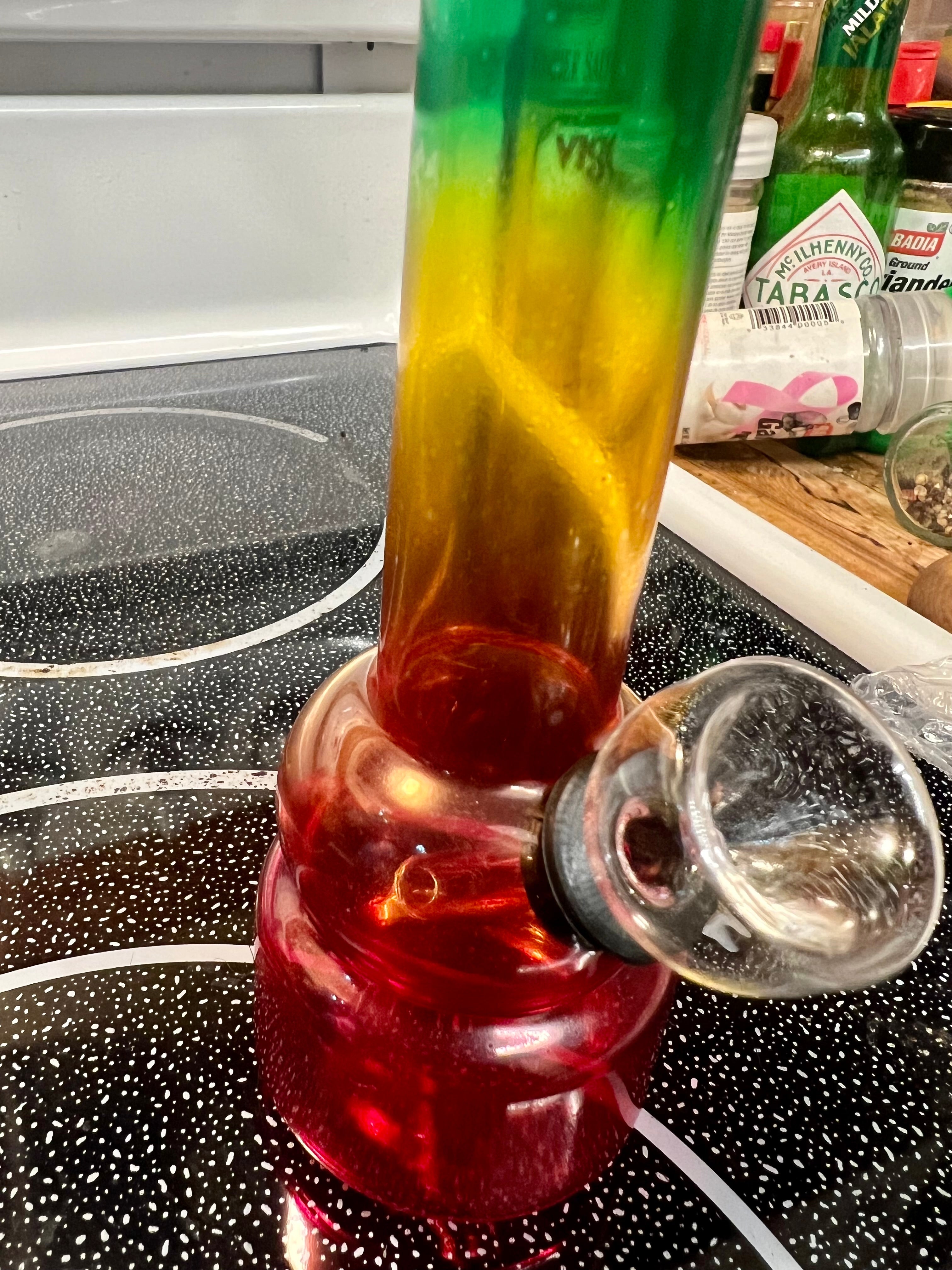 Ripkitty 5” Soft Glass Net Multi-Color Water Pipe Bong