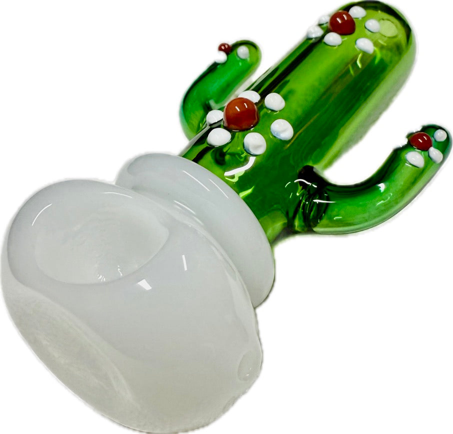 Ripkitty 4.5" Cactus Dry Herb Hand Pipe Spoon