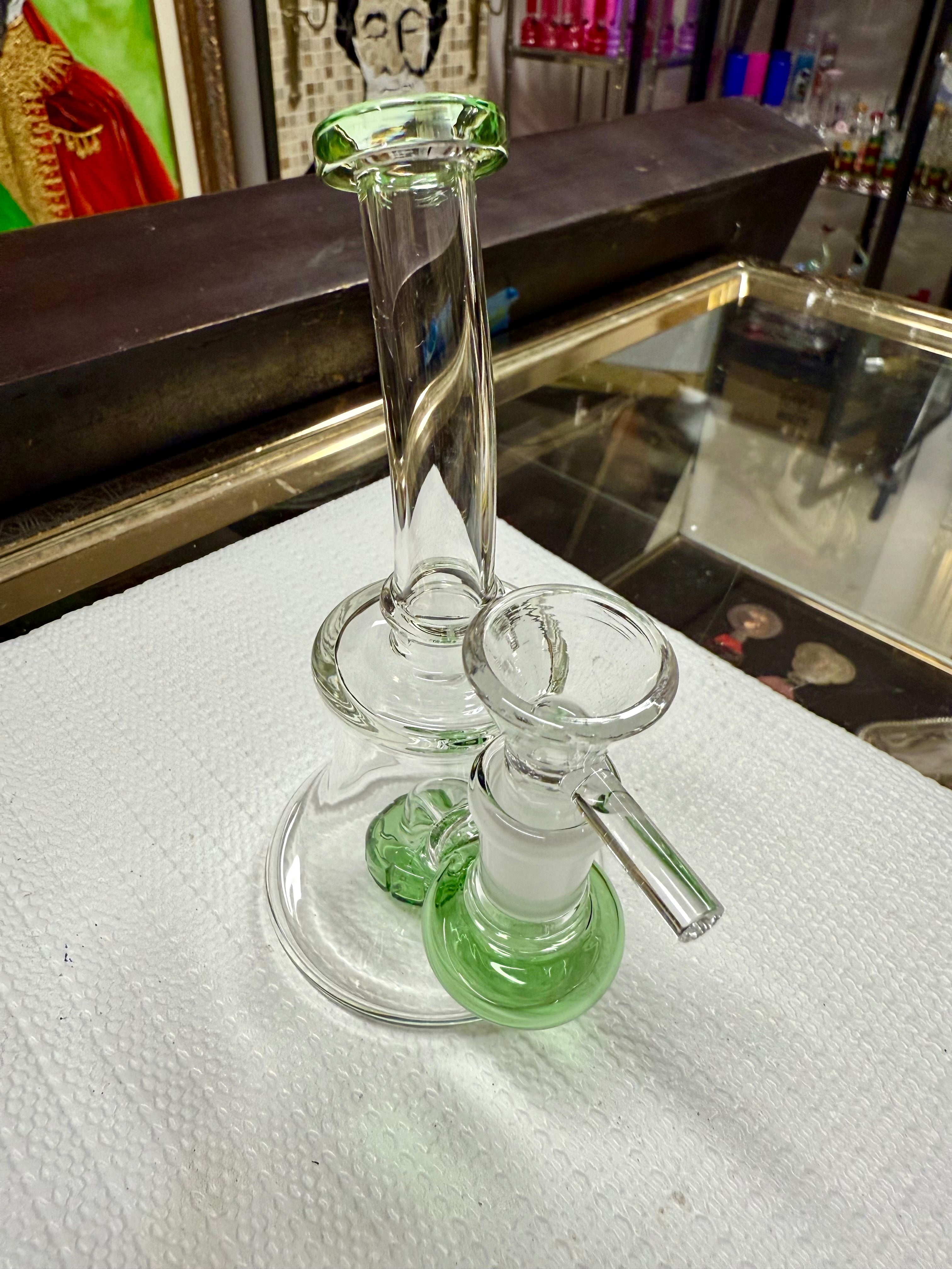 Ripkitty 7” Conical Bong Color Shower with 14mm Male Bowl