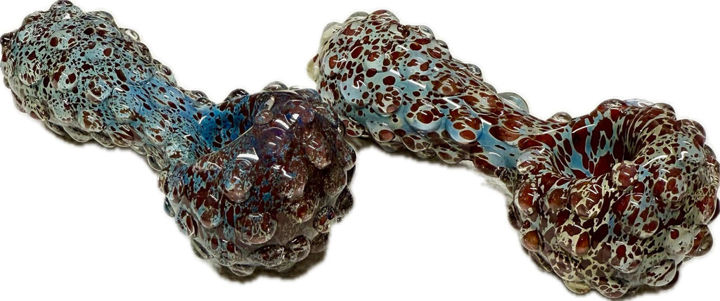 Ripkitty 5" Blue Spike Spoon Dry Herb Hand Pipe