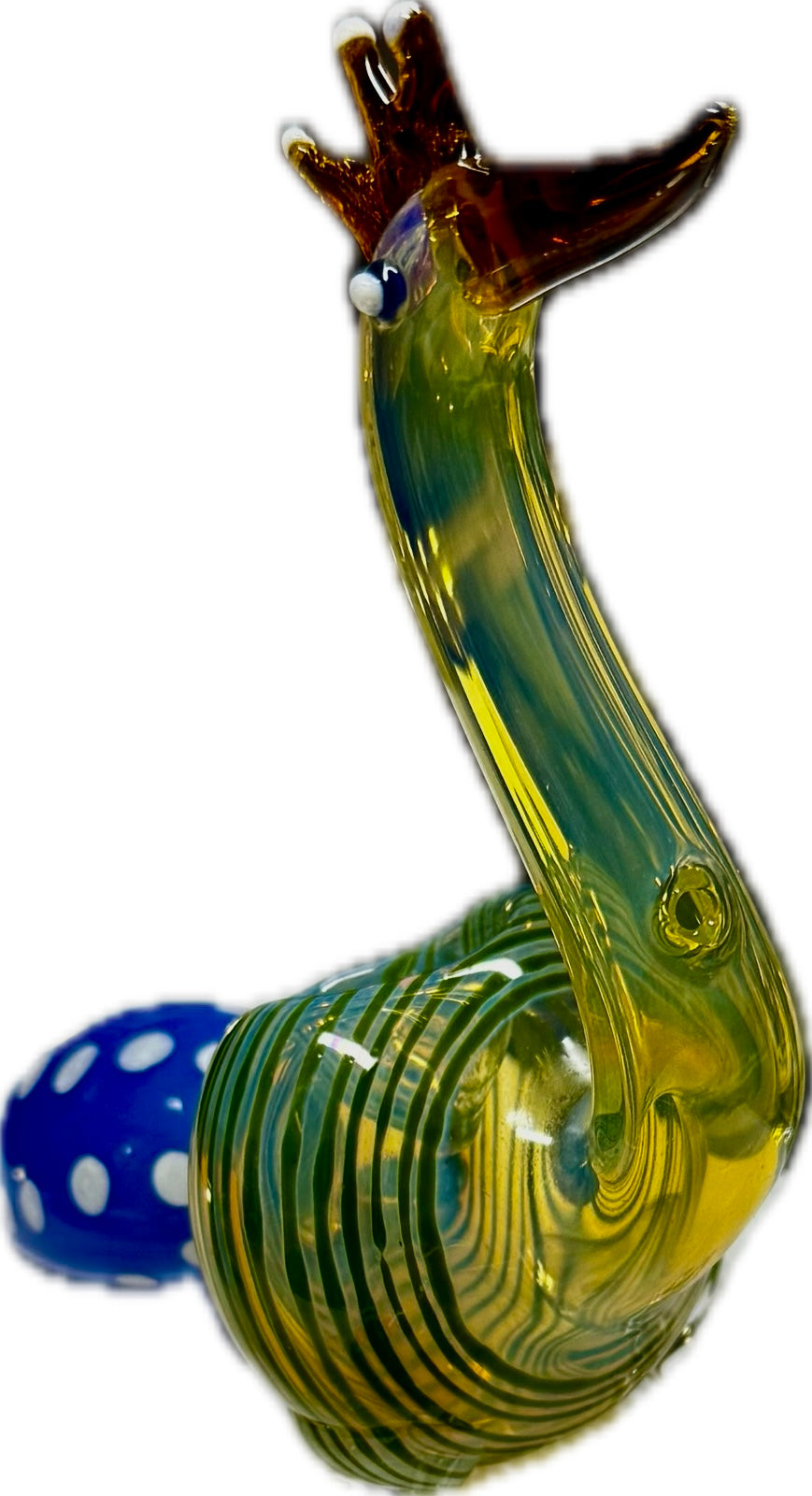 Ripkitty 5” Peacock Dry Herb Hand Pipe
