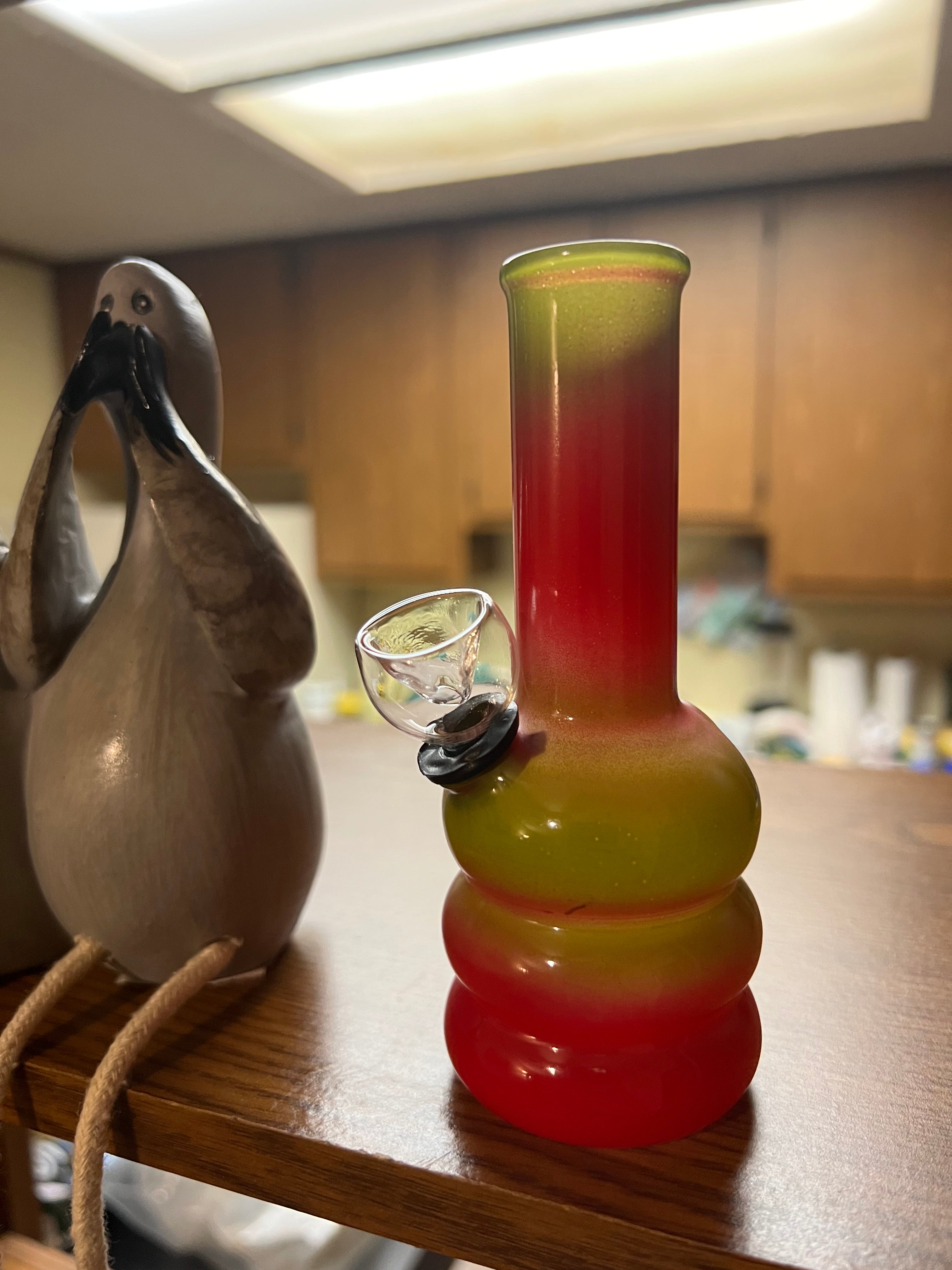 Ripkitty 5” Soft Glass Net Multi-Color Water Pipe Bong