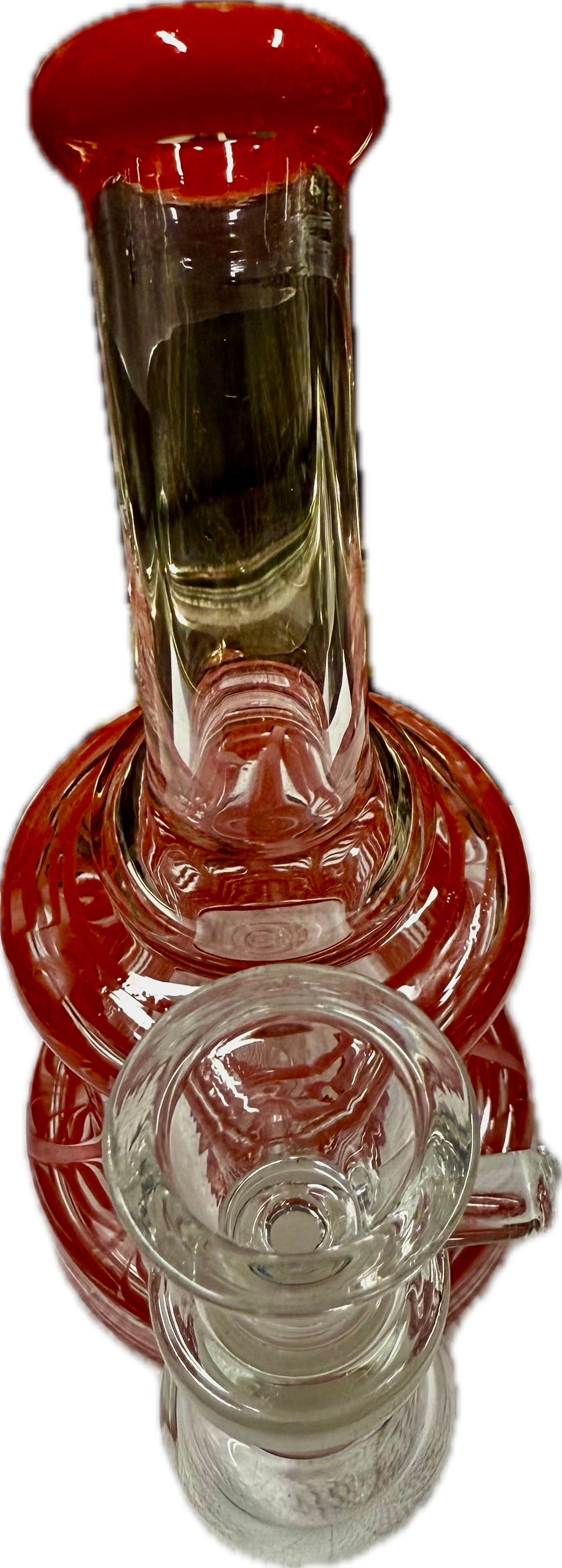 Ripkitty 5” Fancy Mini Bong with Rod Color and 14mm Male Bowl – Colors May Vary