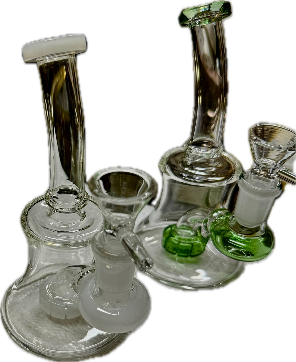 Ripkitty 7” Conical Bong Color Shower with 14mm Male Bowl