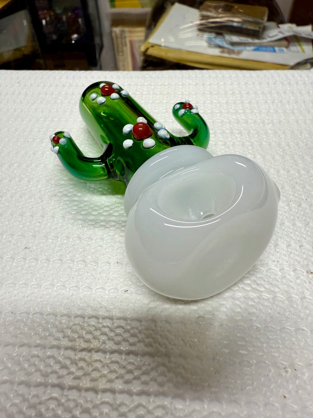 Ripkitty 4.5" Cactus Dry Herb Hand Pipe Spoon