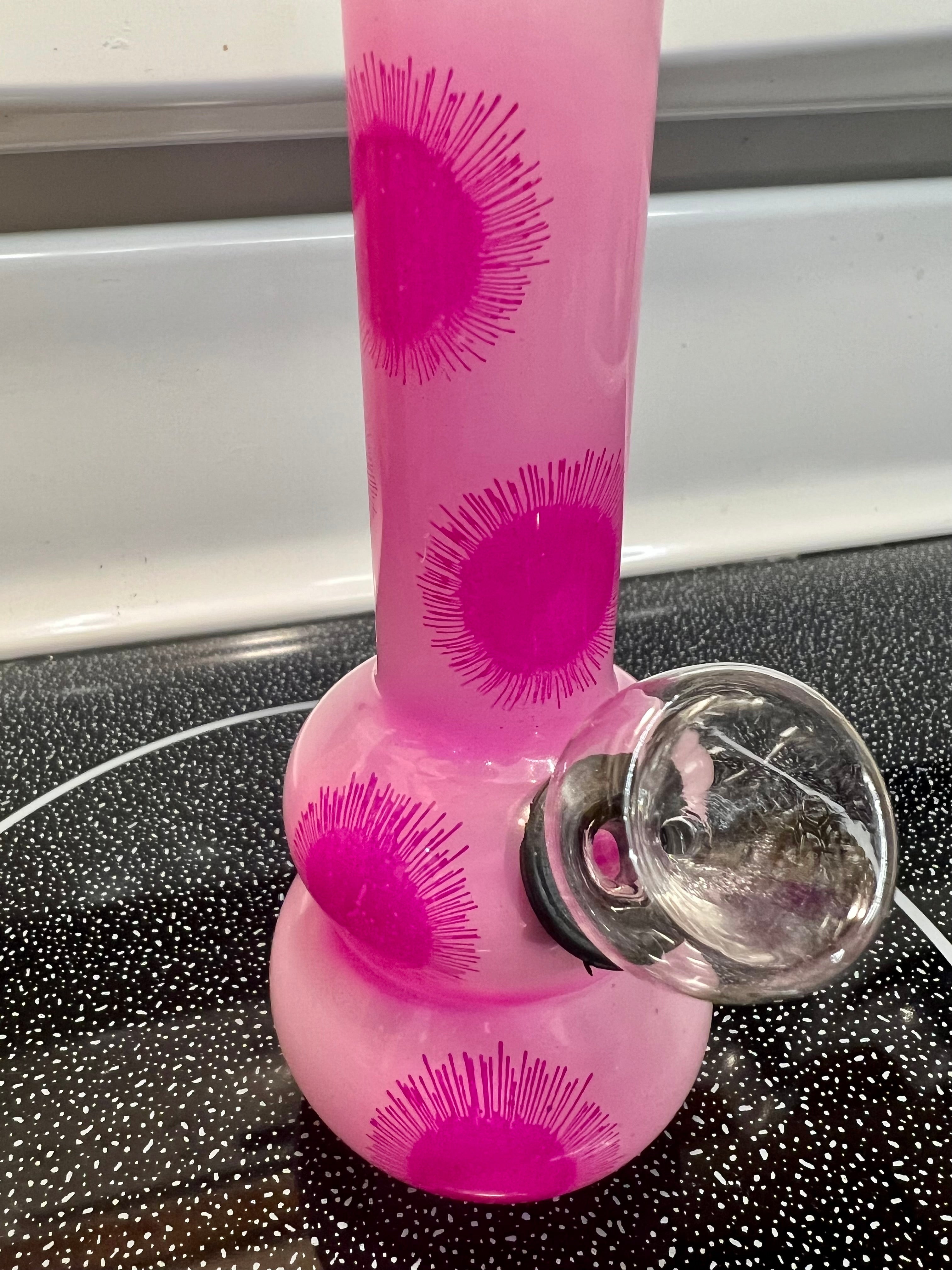 Ripkitty 5” Soft Glass Net Multi-Color Water Pipe Bong