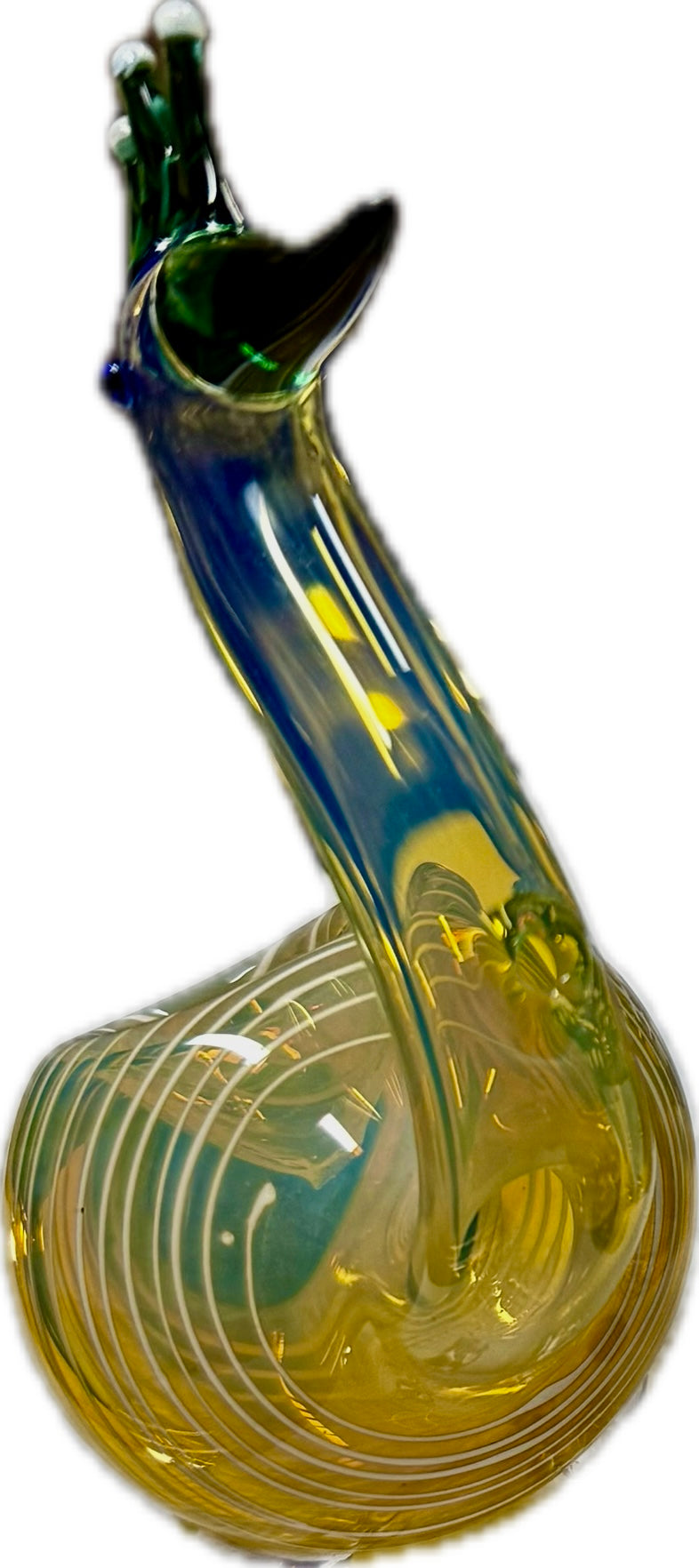 Ripkitty 5” Peacock Dry Herb Hand Pipe