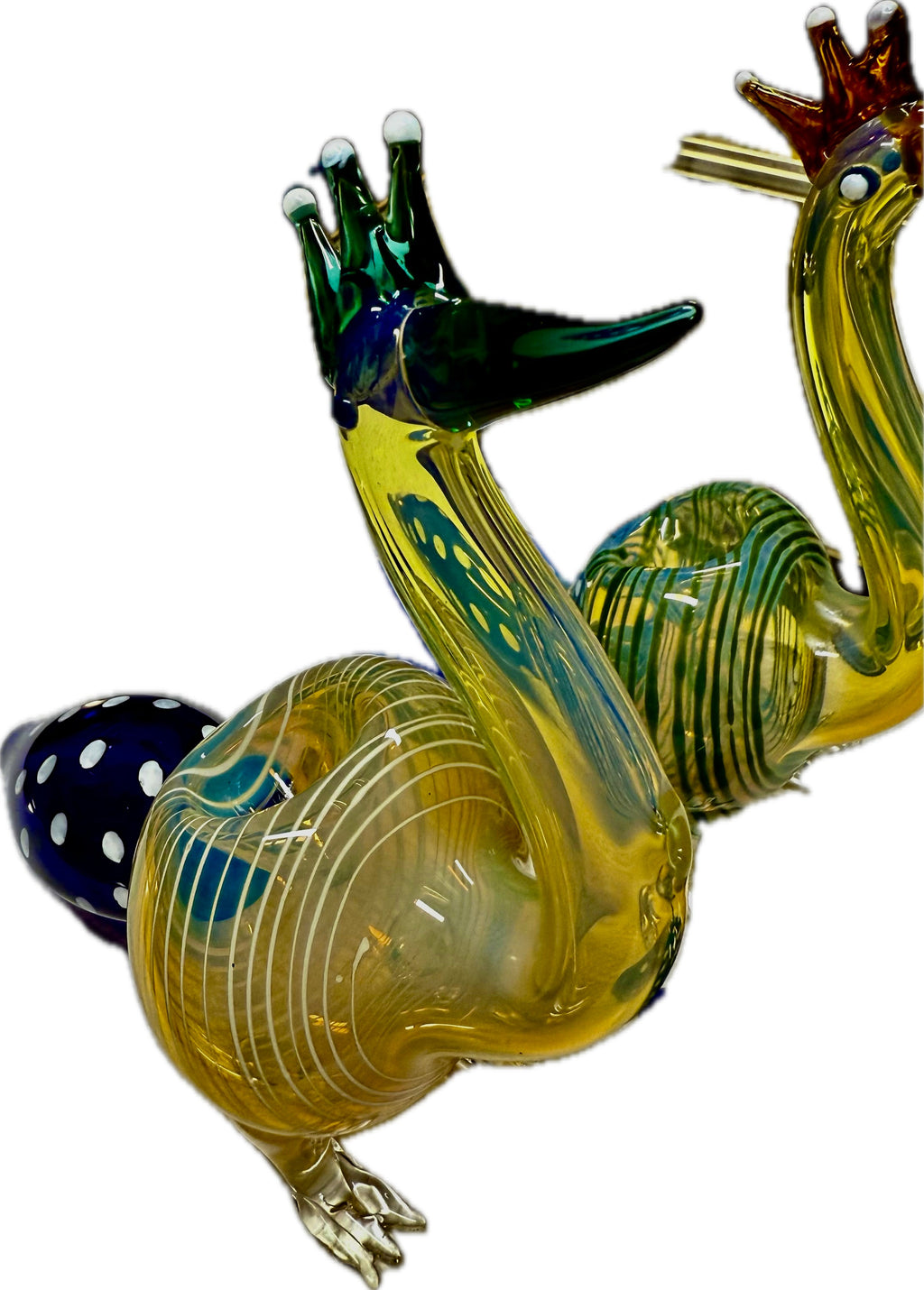 Ripkitty 5” Peacock Dry Herb Hand Pipe
