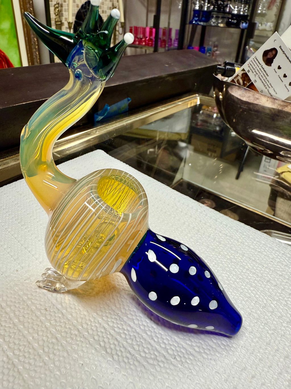Ripkitty 5” Peacock Dry Herb Hand Pipe
