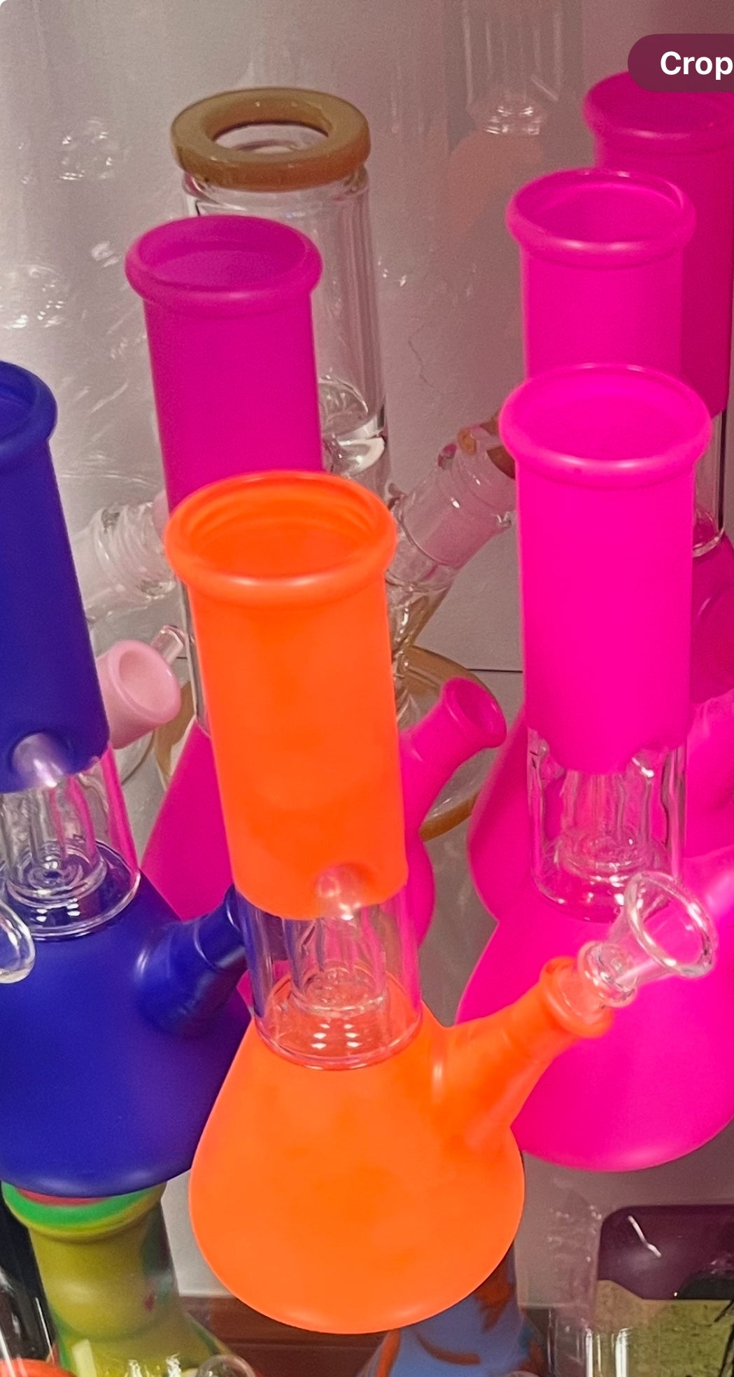 Ripkitty 8” Dome Decorative Glass Water Pipe Bong