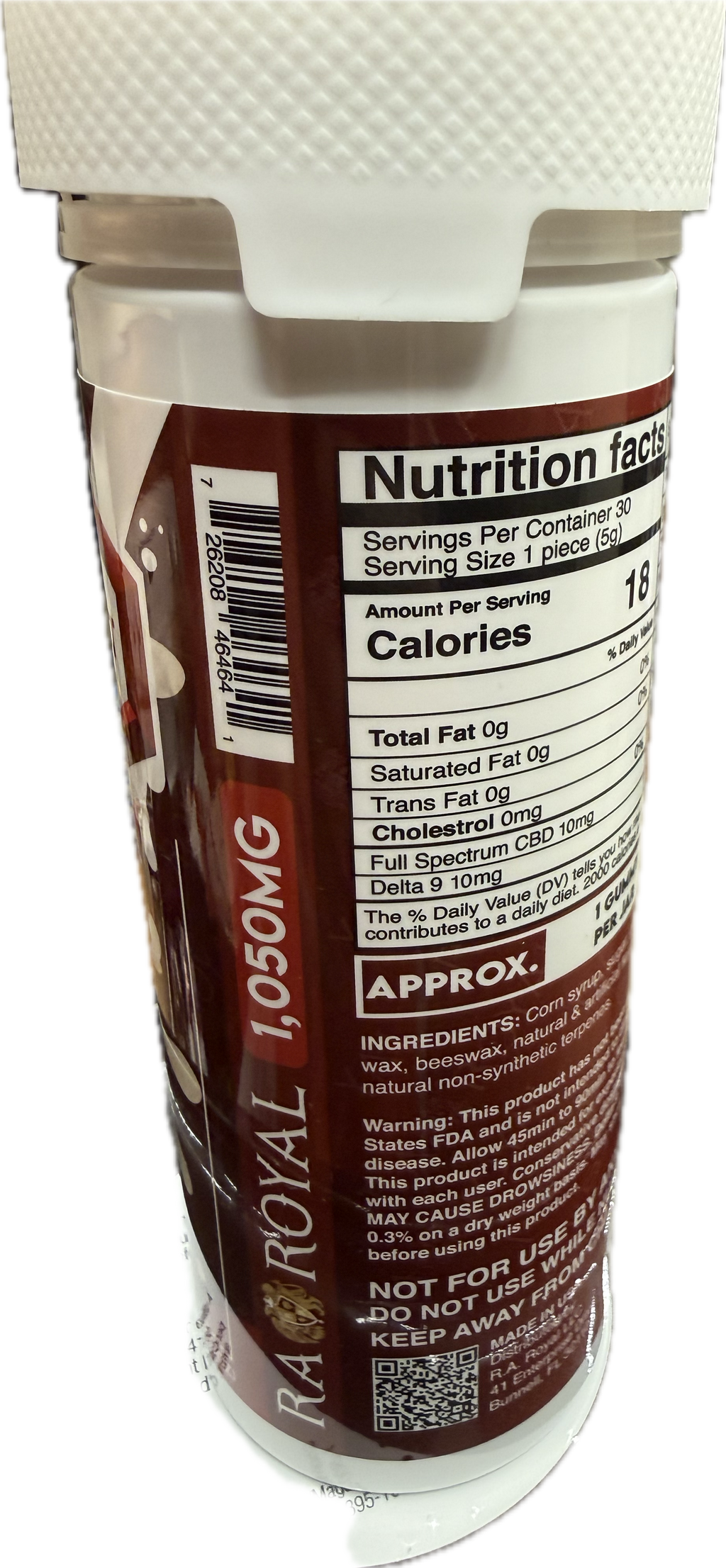 RA ROYAL - D9/THCP - GUMMIES - VARIOUS FLAVORS