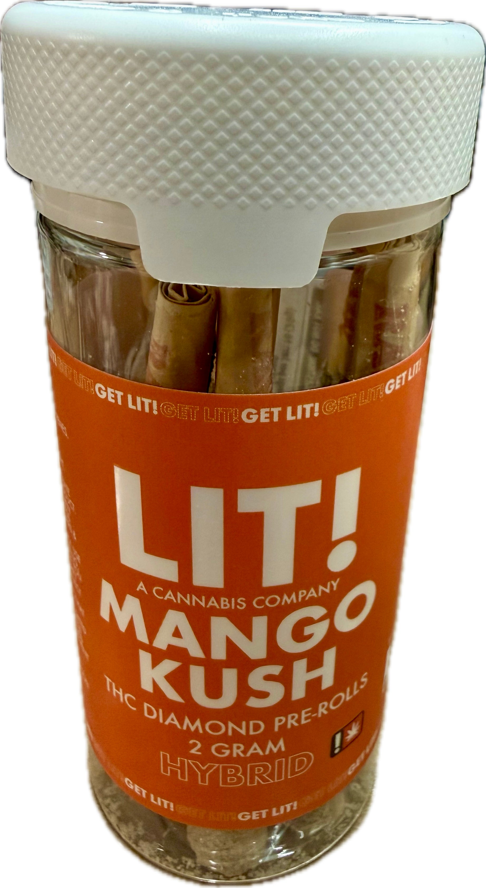 DIAMOND LIT! - THC LIQUID DIAMONDS - 2G PRE-ROLL - 10CT