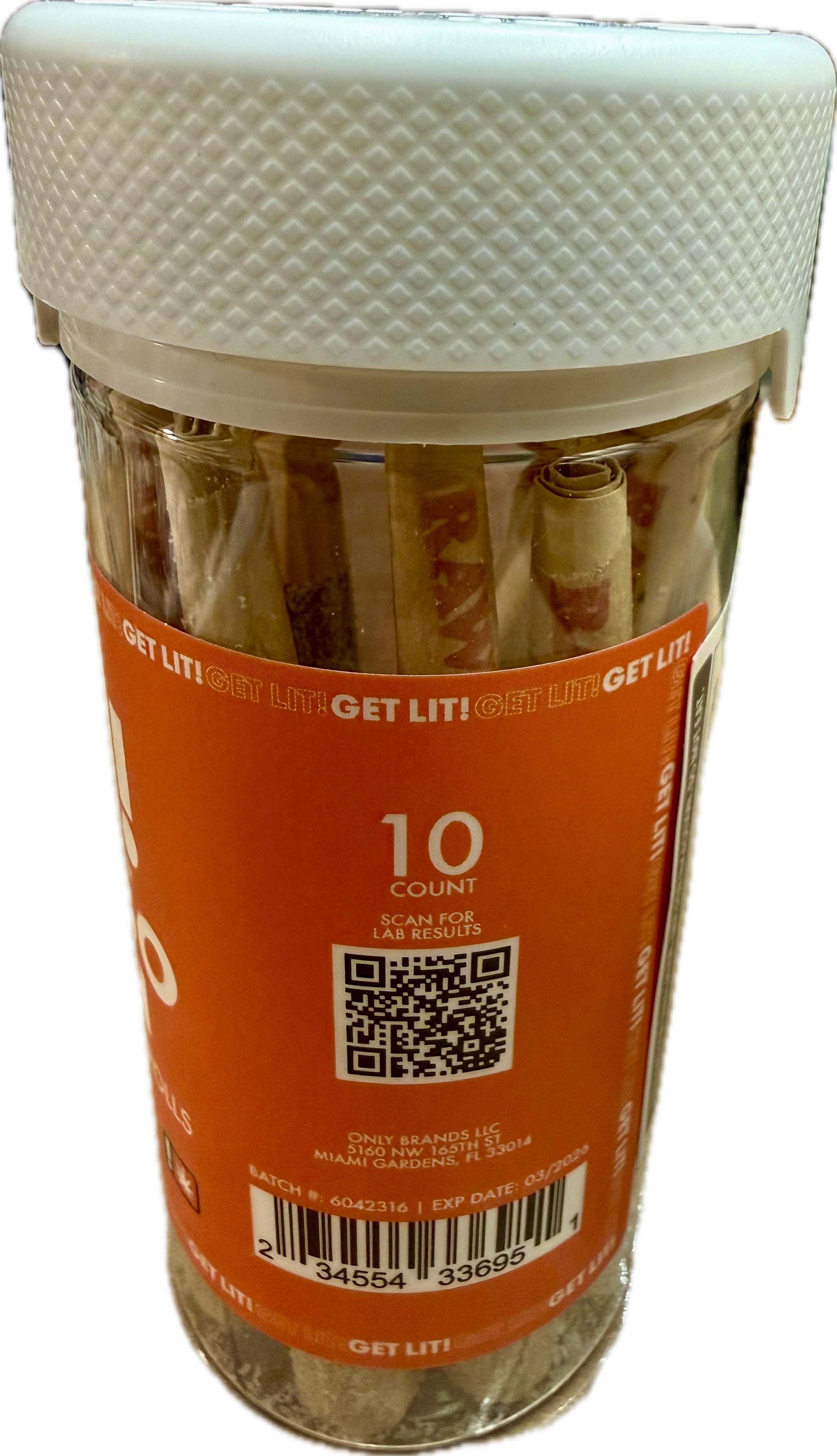 DIAMOND LIT! - THC LIQUID DIAMONDS - 2G PRE-ROLL - 10CT